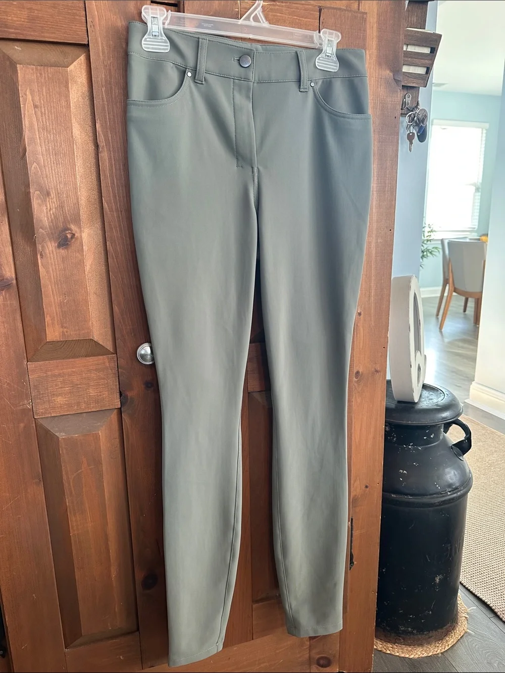lululemon athletica Slim High-Rise Skinny Pants — Grey Sage
